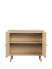 Birlea Oak Herringford 2 Door Sideboard - Image 7 of 8