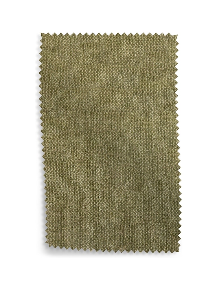 Fabric by Metre Chunky Weave Dark Moss Green - Image 1 of 1