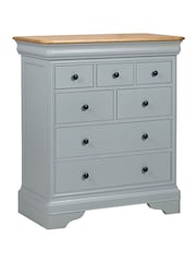 Willis & Gambier Dove Grey Chantilly 3 Drawer 7 Drawer Chest - Image 11 of 11