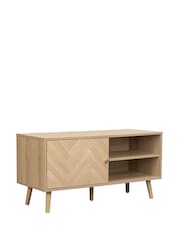 Birlea Oak Herringford Small TV Unit - Image 8 of 9
