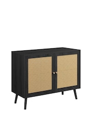 Birlea Black Croxley 2 Door Sideboard - Image 6 of 8