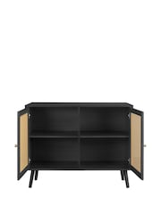 Birlea Black Croxley 2 Door Sideboard - Image 7 of 8