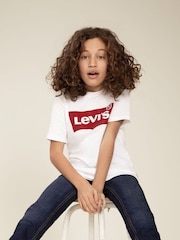 Levi's® White Batwing Kids 100% Cotton T-Shirt - Image 1 of 6