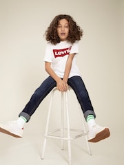 Levi's® White Batwing Kids 100% Cotton T-Shirt - Image 2 of 6