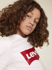 Levi's® White Batwing Kids 100% Cotton T-Shirt - Image 3 of 6