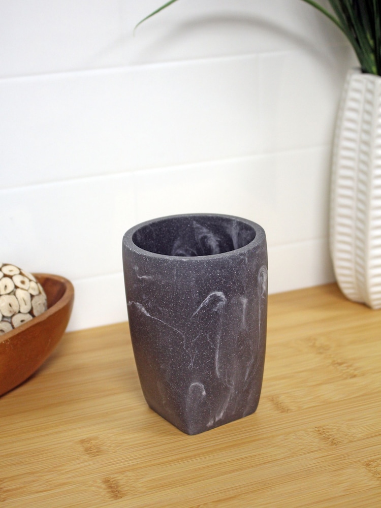 Showerdrape 5 Piece Grey Octavia Bathroom Accessory Set - Image 4 of 4