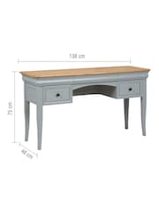 Willis & Gambier Dove Grey Chantilly Dressing Table - Image 8 of 10