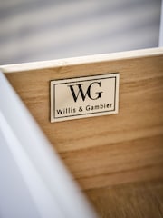 Willis & Gambier Dove Grey Chantilly Bedside Chest - Image 6 of 9