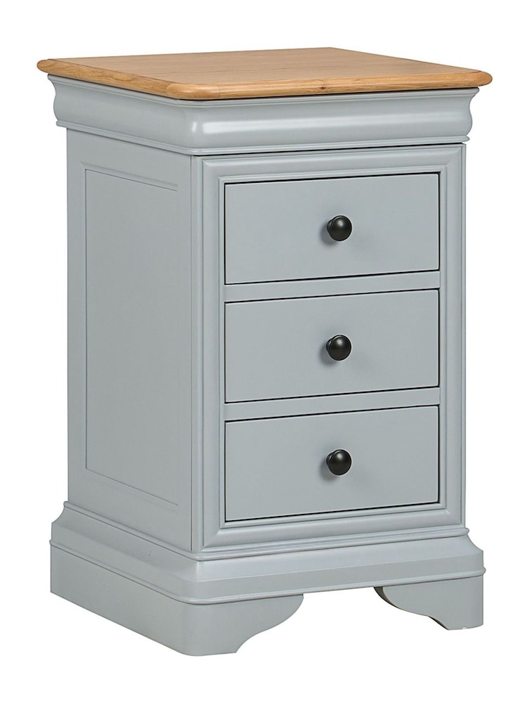 Willis & Gambier Dove Grey Chantilly Bedside Chest - Image 9 of 9 Willis & Gambier Dove Grey Chantilly Bedside Chest - Image 9 of 9