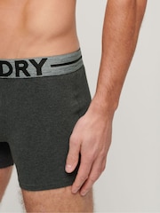Superdry Black 100% Cotton Boxer Shorts 3 Pack - Image 3 of 5
