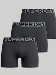Superdry Black 100% Cotton Boxer Shorts 3 Pack - Image 4 of 5