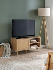 Birlea Oak Croxley Small TV Unit - Image 1 of 8