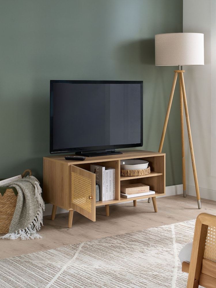 Birlea Oak Croxley Small TV Unit - Image 2 of 8