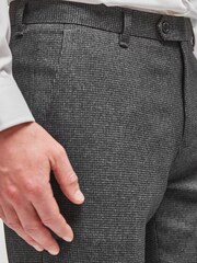 Grey Slim Fit Puppytooth Trousers - Image 3 of 5