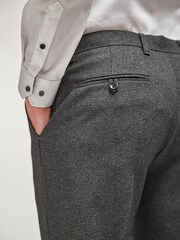 Grey Slim Fit Puppytooth Trousers - Image 4 of 5