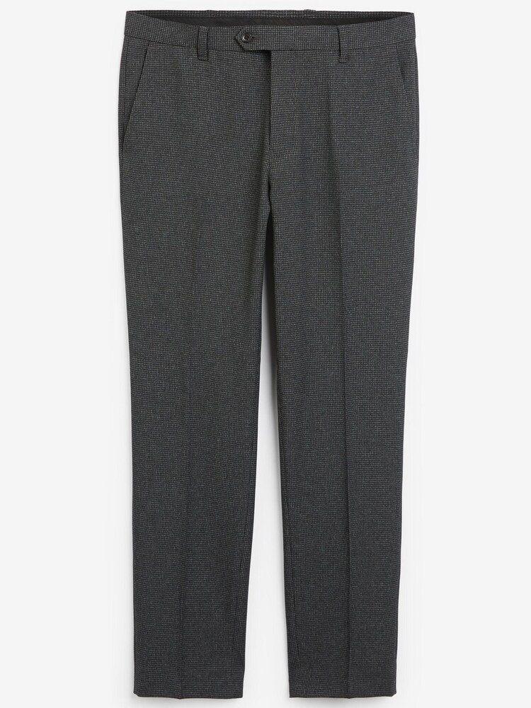 Grey Slim Fit Puppytooth Trousers - Image 5 of 5