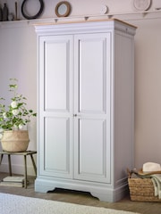 Willis & Gambier Dove Grey Chantilly 2 Door Wardrobe - Image 1 of 11