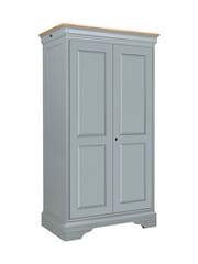 Willis & Gambier Dove Grey Chantilly 2 Door Wardrobe - Image 11 of 11