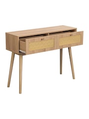 Birlea Oak Croxley Console Table - Image 4 of 5