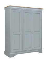 Willis & Gambier Dove Grey Chantilly 3 Door Wardrobe - Image 14 of 14