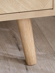 Birlea Oak Herringford Large TV Unit - Image 6 of 8