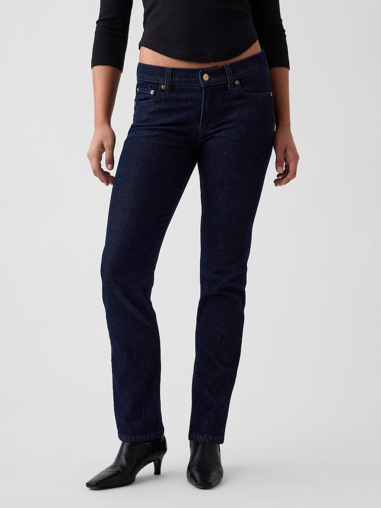 Lave-vaisselle foncé - Gap Jean droit slim taille basse 90s - Image 1 de 5