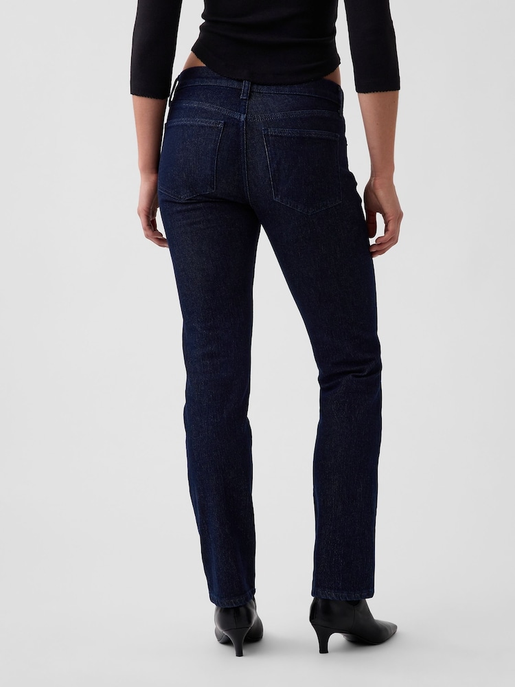 Lave-vaisselle foncé - Gap Jean droit slim taille basse 90s - Image 2 de 5