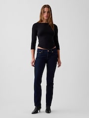 Lave-vaisselle foncé - Gap Jean droit slim taille basse 90s - Image 3 de 5
