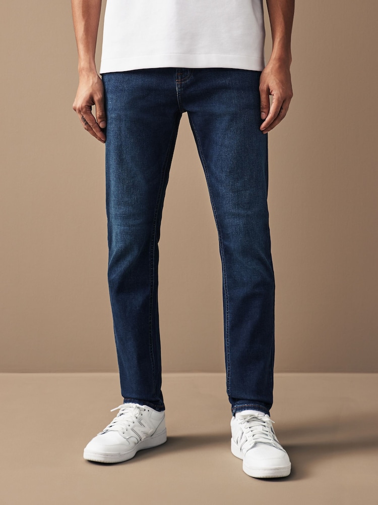 Blue Skinny Fit Motionflex Jeans - Image 1 of 12