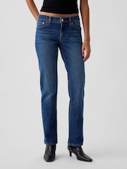 délavage moyen - Gap Jean droit slim taille basse 90s - Image 1 de 5