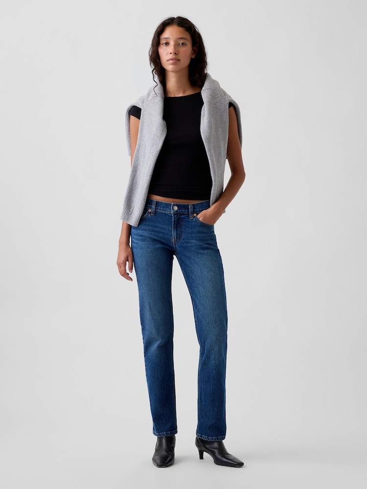 délavage moyen - Gap Jean droit slim taille basse 90s - Image 5 de 5