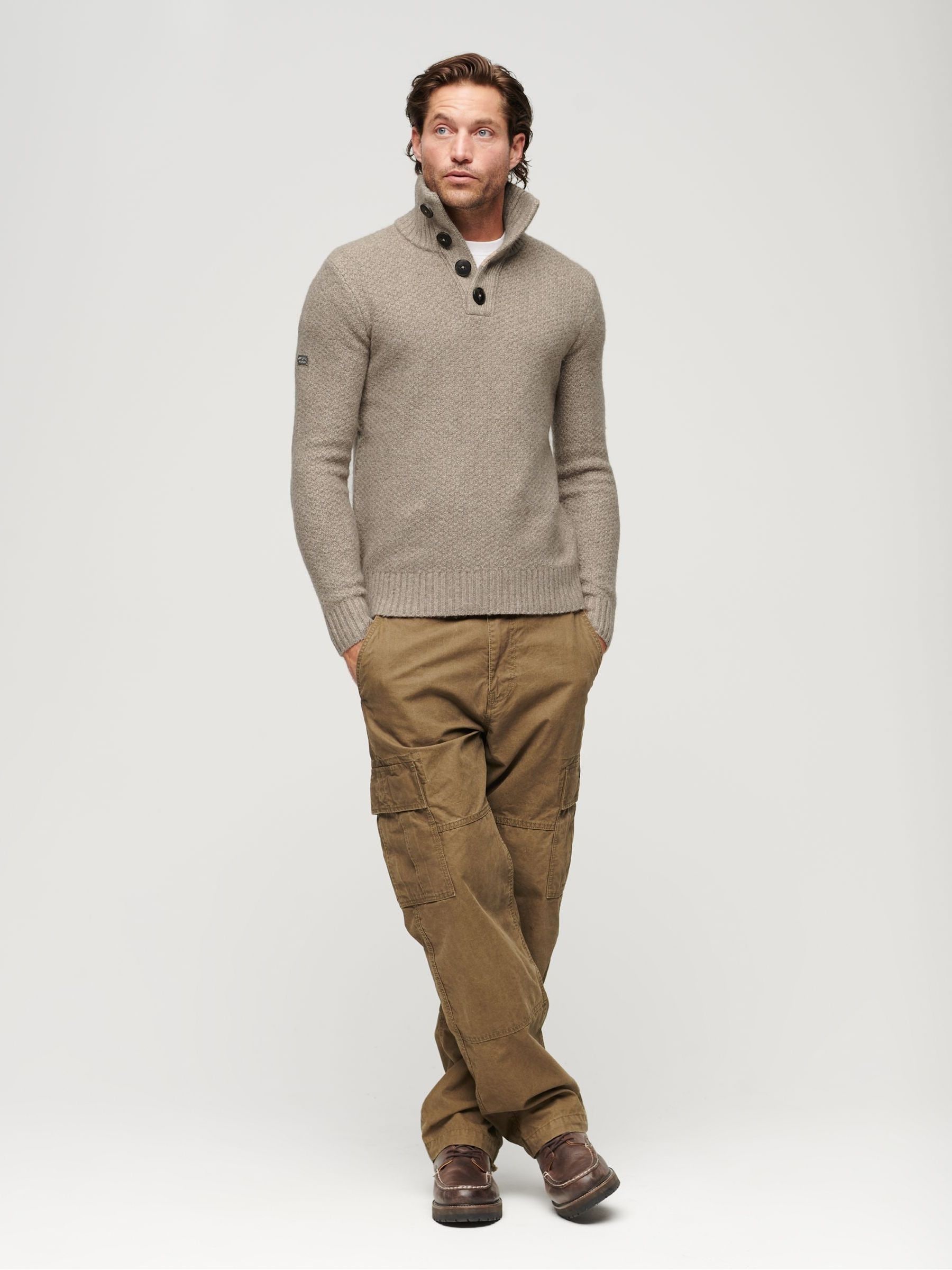 Superdry chunky jumper on sale
