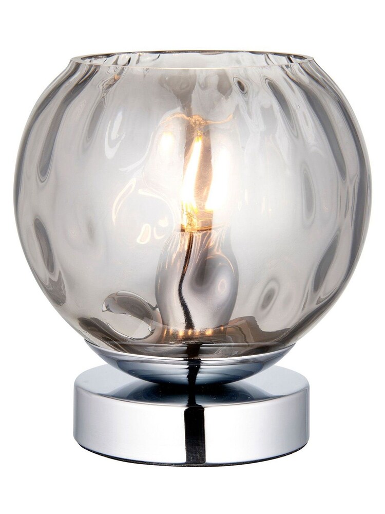 Gallery Home Chrome Dilan 1 Bulb Table Lamp - Image 3 of 3 Gallery Home Chrome Dilan 1 Bulb Table Lamp - Image 3 of 3