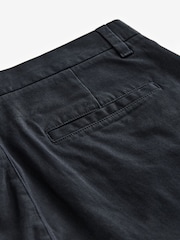 Navy Blue Relaxed Fit Stretch Chinos Trousers - Image 8 of 9