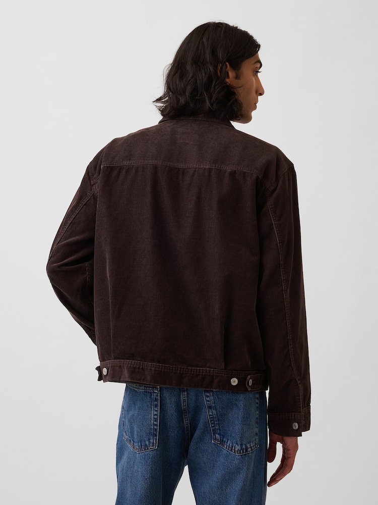 Gap Brown Icon Corduroy Jacket - Image 2 of 4 Gap Brown Icon Corduroy Jacket - Image 2 of 4