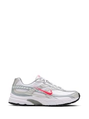 Nike Silver/Pink Initiator Retro Runner Trainers - Image 1 of 7