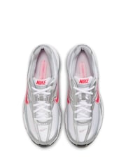 Nike Silver/Pink Initiator Retro Runner Trainers - Image 4 of 7