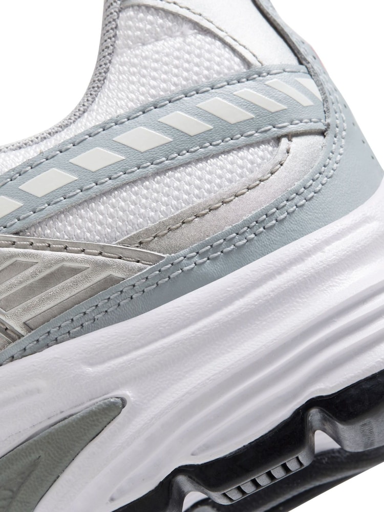 Nike Silver/Pink Initiator Retro Runner Trainers - Image 6 of 7