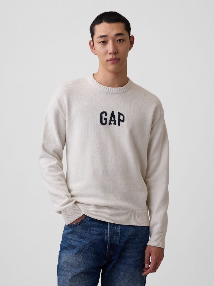 Gap CashSoft Χαλαρό Πουλόβερ λογότυπου - Εικόνα 1 από 5