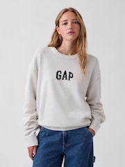 Gap CashSoft Χαλαρό Πουλόβερ λογότυπου - Εικόνα 3 από 5