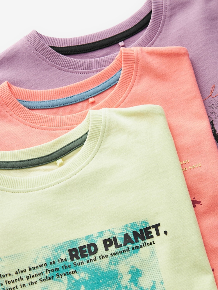 Green/Orange Short Pyjamas 3 Pack (3-16yrs) - Image 6 of 7
