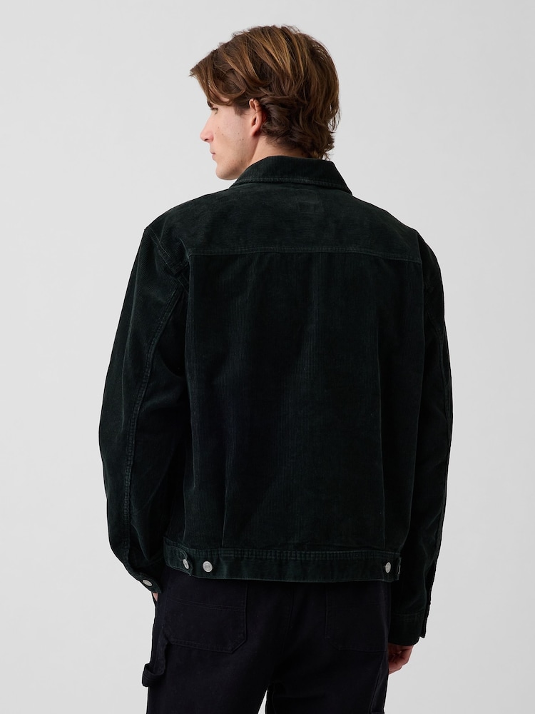 Gap Dark Green Icon Corduroy Jacket - Image 2 of 4 Gap Dark Green Icon Corduroy Jacket - Image 2 of 4