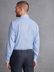 Light Blue Stripe Signature Trimmed Shirt - Image 3 of 8
