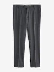 Gris de charbon de bois - Coupe ajustée Signature Pantalon de costume Tollegno - Image 6 of 9