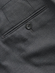 Gris de charbon de bois - Coupe ajustée Signature Pantalon de costume Tollegno - Image 8 of 9