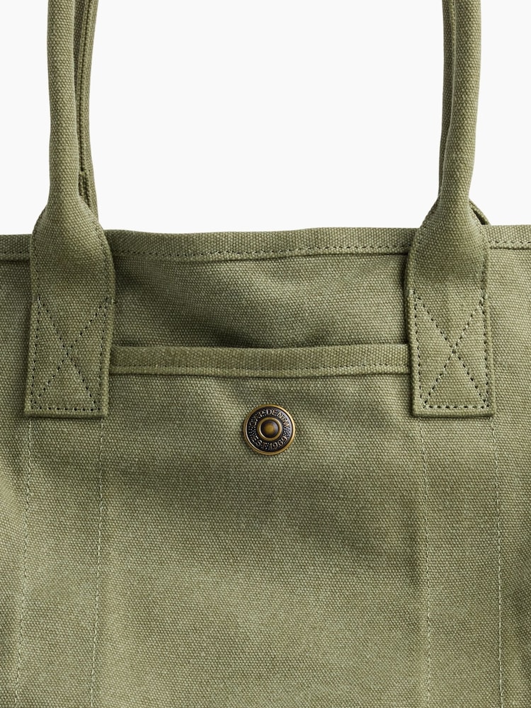 Gap Olive Green Canvas Favorite Tote Bag - Image 5 of 5