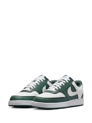 Nike Green/White Court Vision Low Trainers - Image 3 of 9