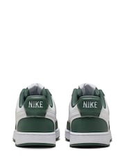 Nike Green/White Court Vision Low Trainers - Image 4 of 9