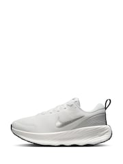 Nike White/Silver Promina Walking Trainers - Image 2 of 11