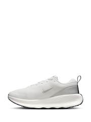 Nike White/Silver Promina Walking Trainers - Image 4 of 11